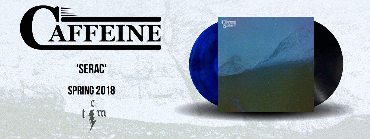 Caffeine - Serac col.LP Pressing info: 100x clear blue w/black haze (mailorder exclusive), 400x white
