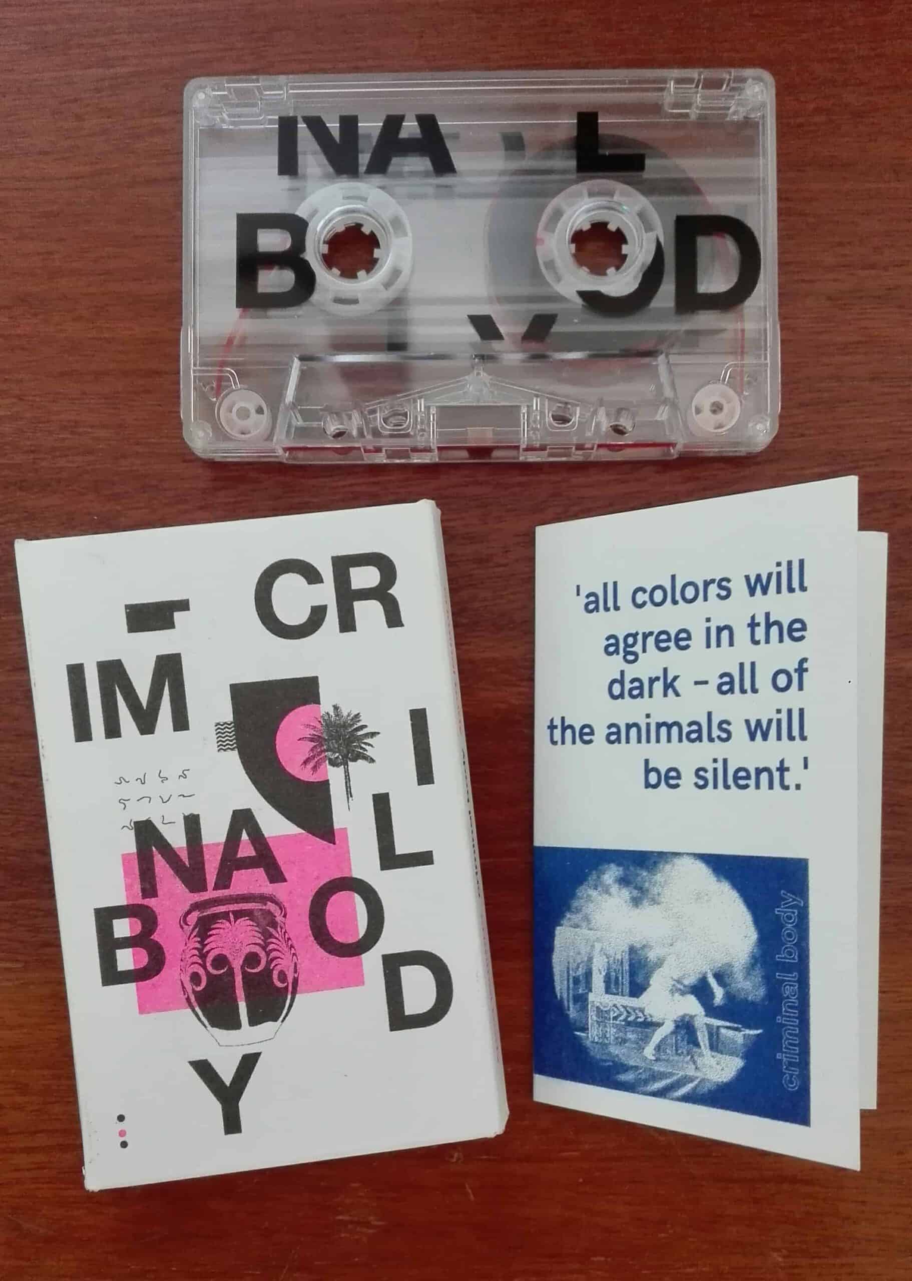 Criminal Body - s/t LP/Tape/digital Pressing Info: 12": 100x magenta (SOLD OUT), 200x white tape: 100 copies
