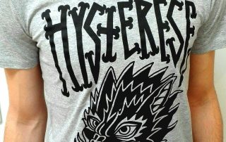 Hysterese - Wolf Shirt (grey, TCM exclusive) 100% Bauwolle, printed on fairtrade shirts!