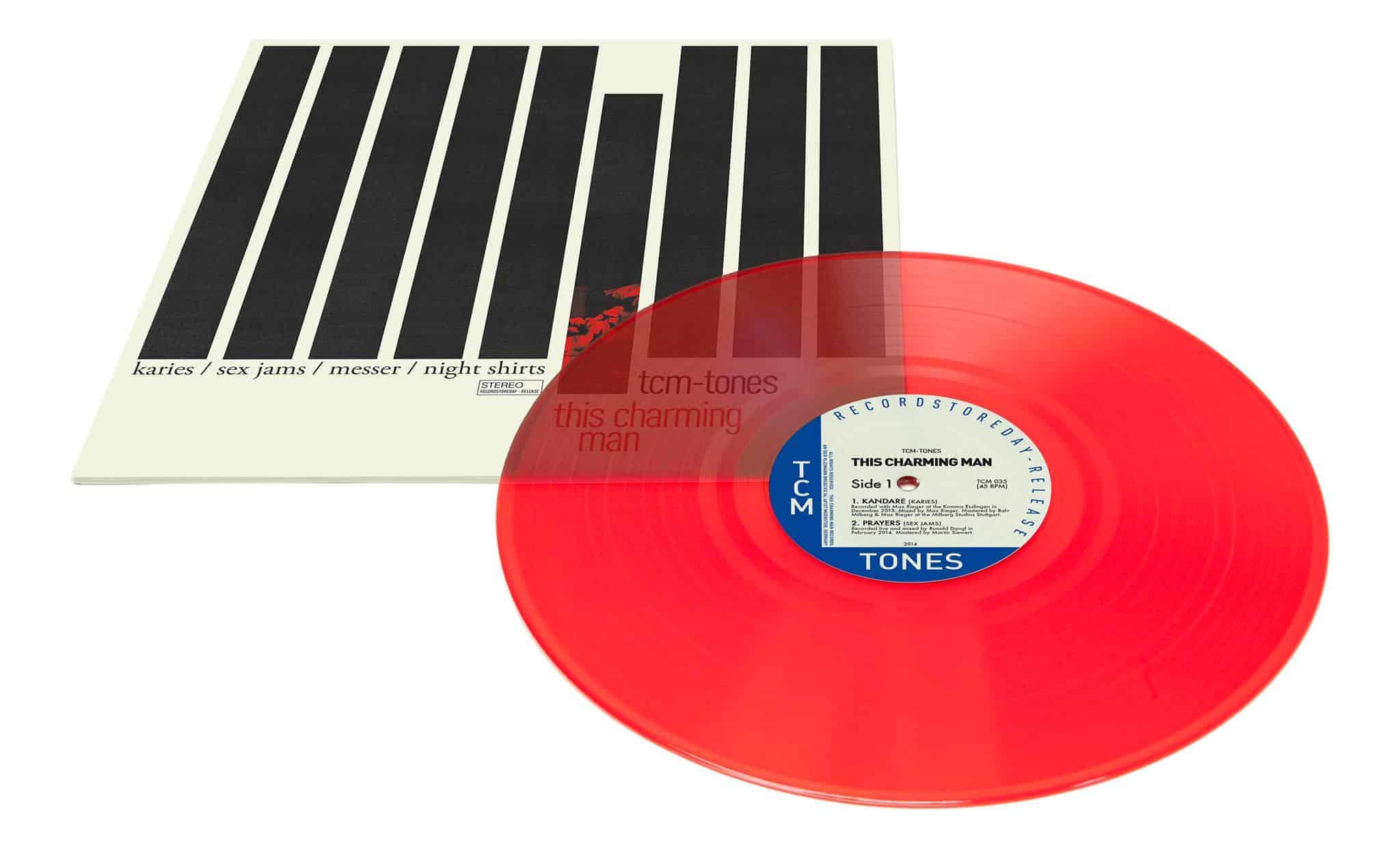 This Charming Man - TCM-Tones col.12"/digital (feat. Messer, Karies, Night Shirts und Sex Jams) Pressing info: RSD 2012 Release 100x white (mailorder exclusive - SOLD OUT), 400x clear red