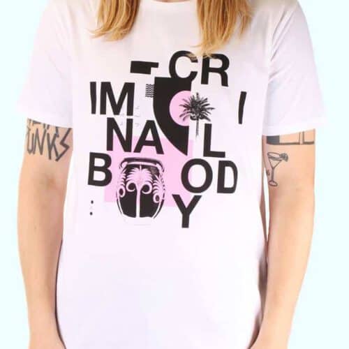 Criminal Body - Pouring Love Shirt Das TCM-Die Nerven-Klassiker-Shirt in neuem Colourway! Limitiert auf 30 copies! Die Nerven - Kevin Kuhn Shirt mit grünem metallic Print!!