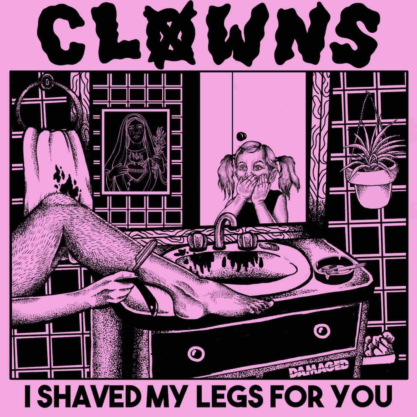 Clowns - Freezing In The Sun col.7" 3 colours available! 100 purple (TCM Exclusive), 200 clear, 200 baby blue (Damage Rec. Exclusive), 200 black  