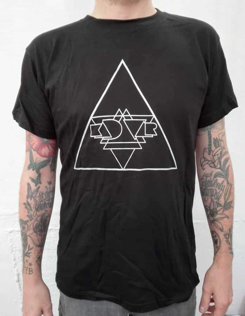 Kadavar - Triangle Shirt (gold/silver print) classic design from these evergreens! 2 variations - silver or gold print