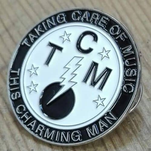 This Charming Man - Classic Logo Pin 100% cotton – printed on Gildan Heavy Weight – design by butcher