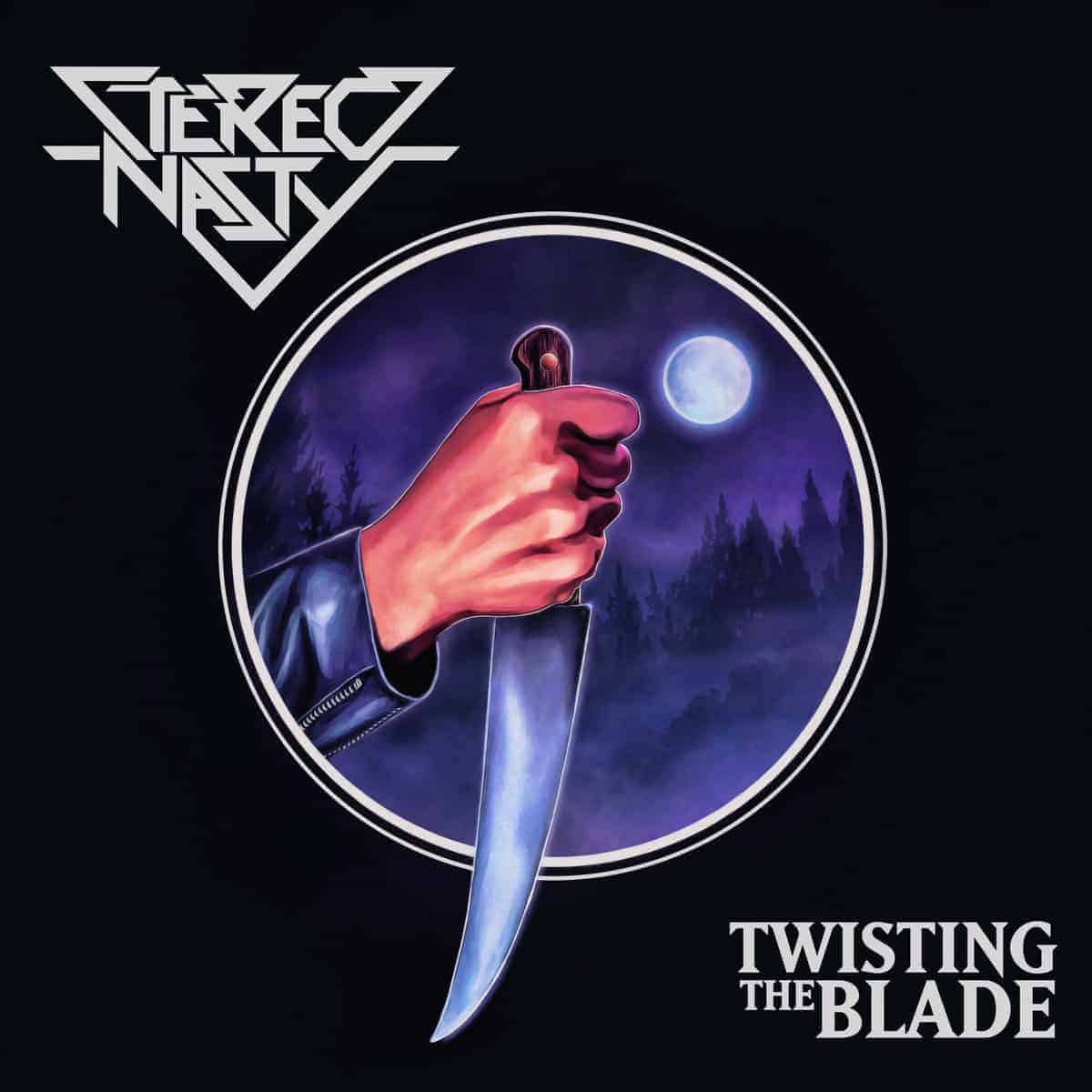 Stereo Nasty - Twisting the Blade LP (Diabolic Might Records) 400 Black with full colored insert  and antistatic innersleeve Vinyl mastering by Andi Süss