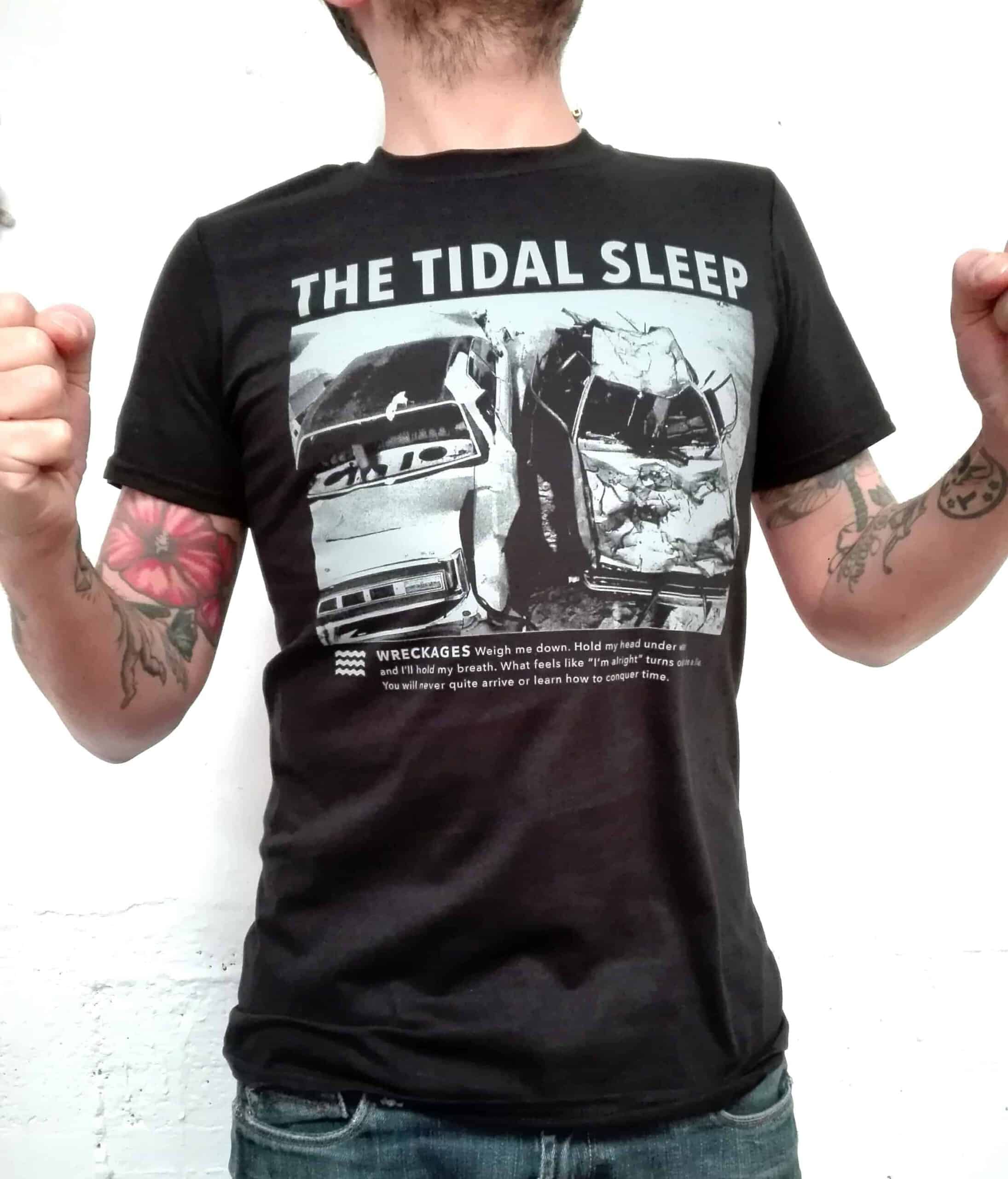 The Tidal Sleep - Wreckages Shirt Exclusive TCM coulourway! 25 copies printed