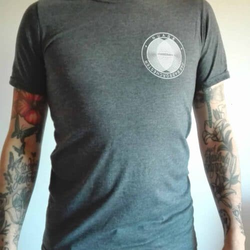 Nuage & das Bassorchester - Logo Shirt Format: clear blue w/ black haze (mailorder exclusive)
