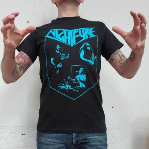NightFyre - Liveshot Shirt Das This Charming Man Blitz Logo im fancy Druck!