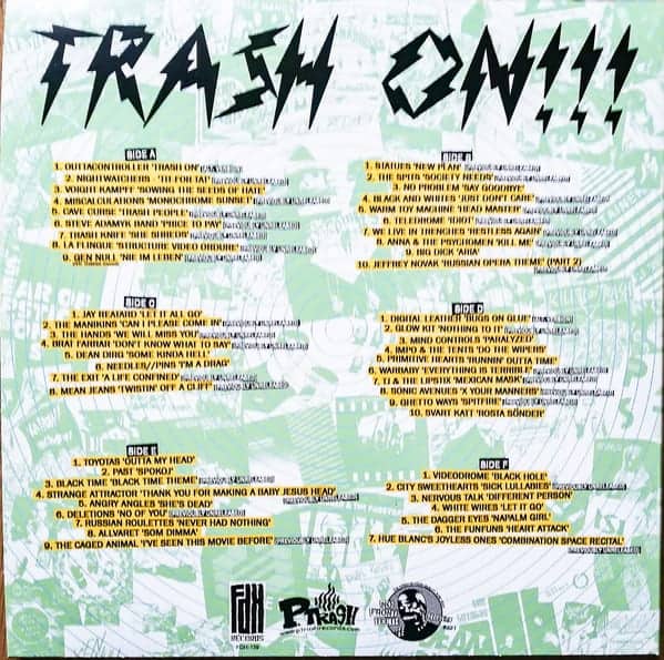 v/a - Trash On!!! 6xLP plus Tote Bag (Rockstar) TRASH ON!!! - A tribute to P.Trash Records by FDH records