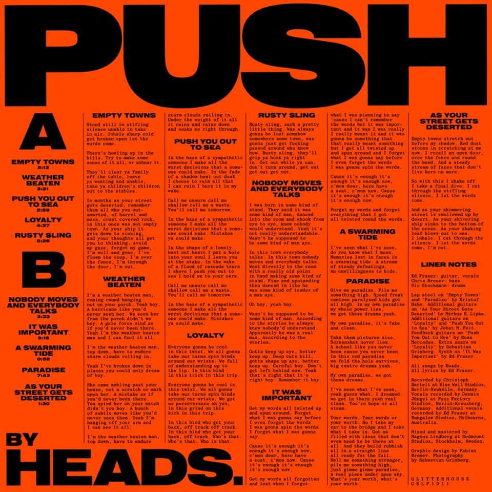 Heads. Push Cover