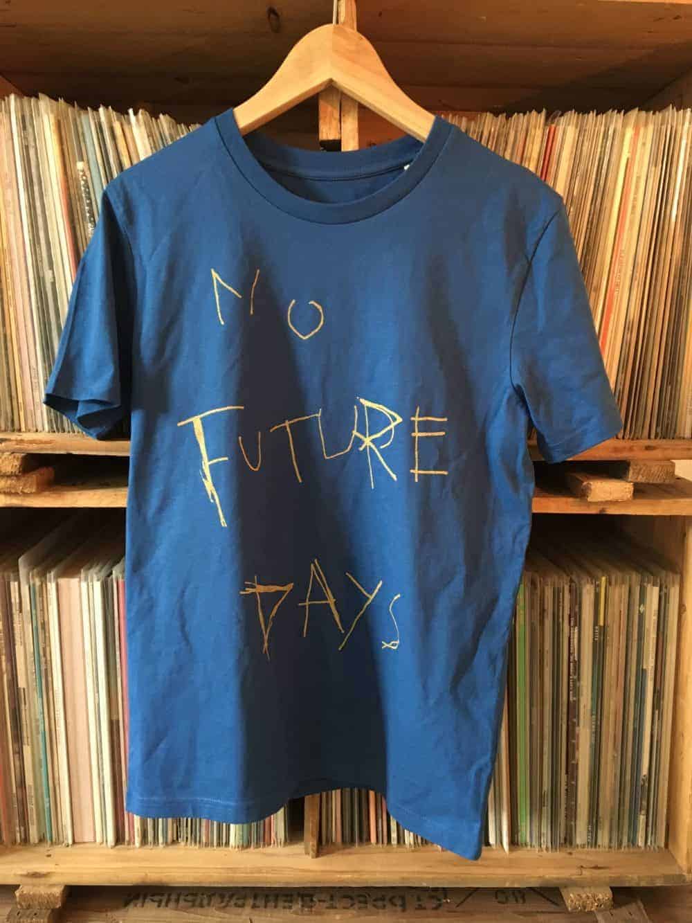 Messer No Future Days Shirt blau
