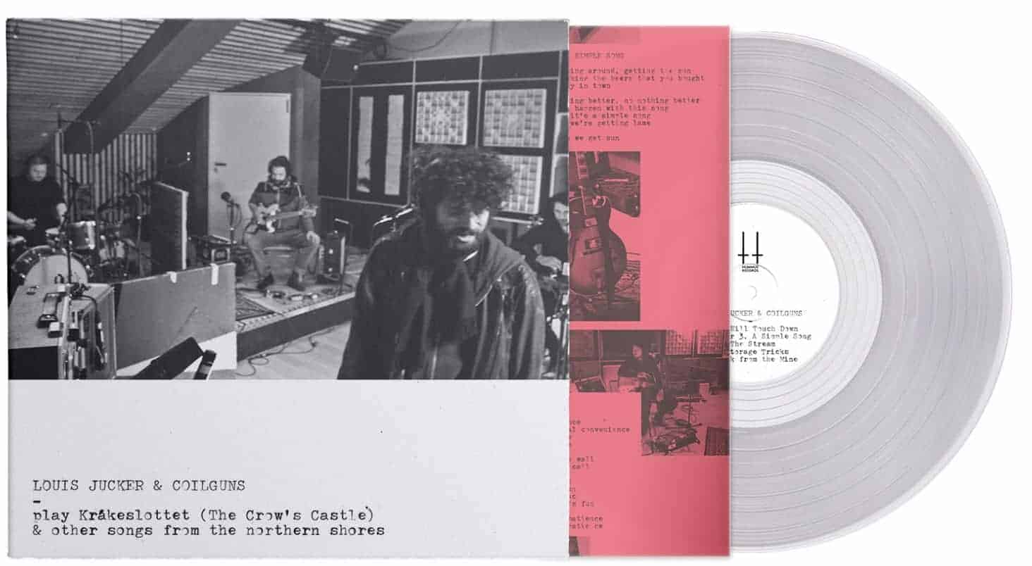 Louis Jucker & Coilguns - play Kråkeslottet and Other Songs from the Northern Shores col.LP comes in a 350g sleeve including fully printed inner sleeve artwork printed on the reverse (rough) side of the board 150 copies made in clear wax