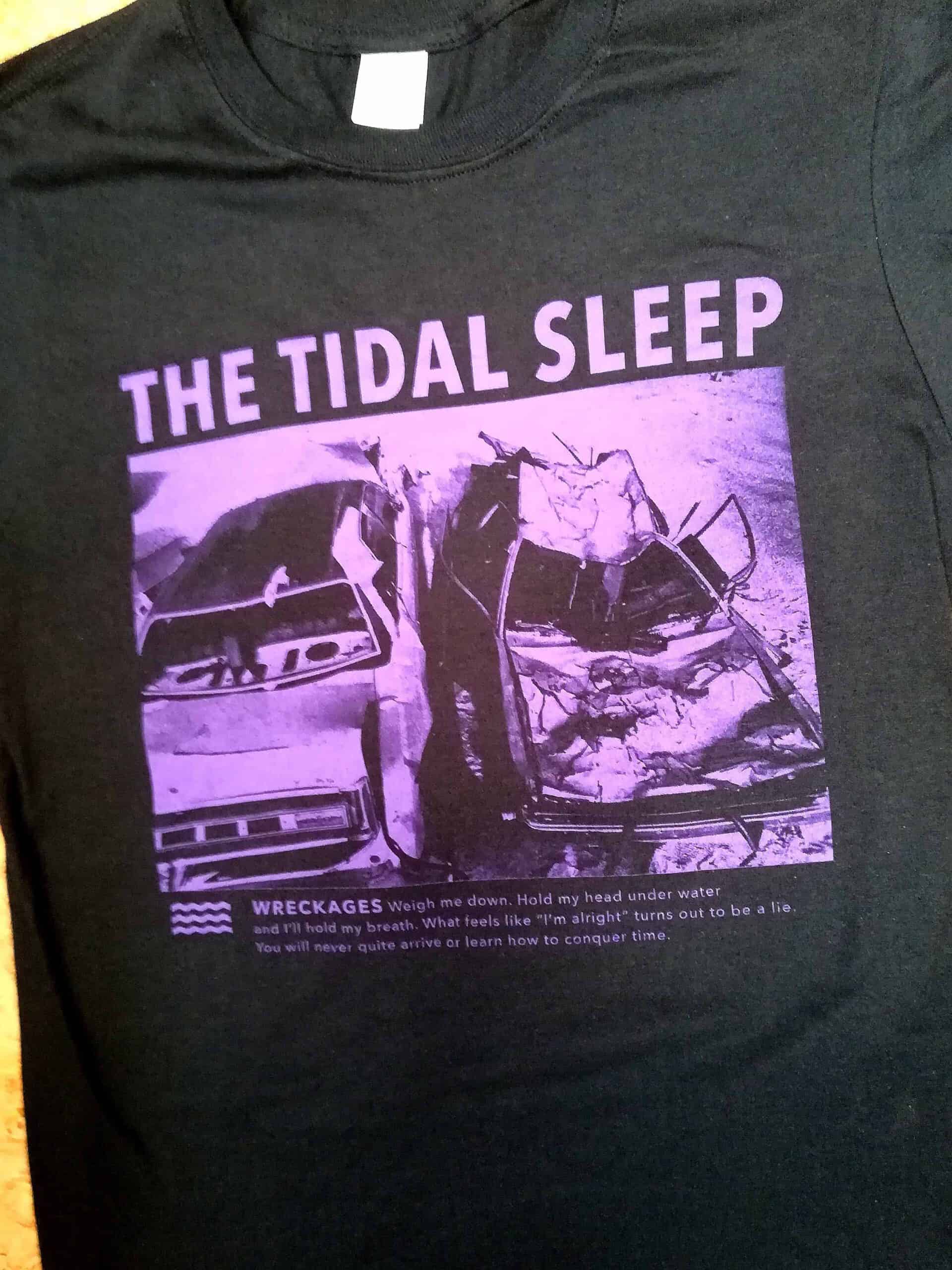 The Tidal Sleep - Wreckages Shirt (purple) Exclusive The Tidal Sleep Shirt bei TCM im limitierten coulourway! 25 copies made!
