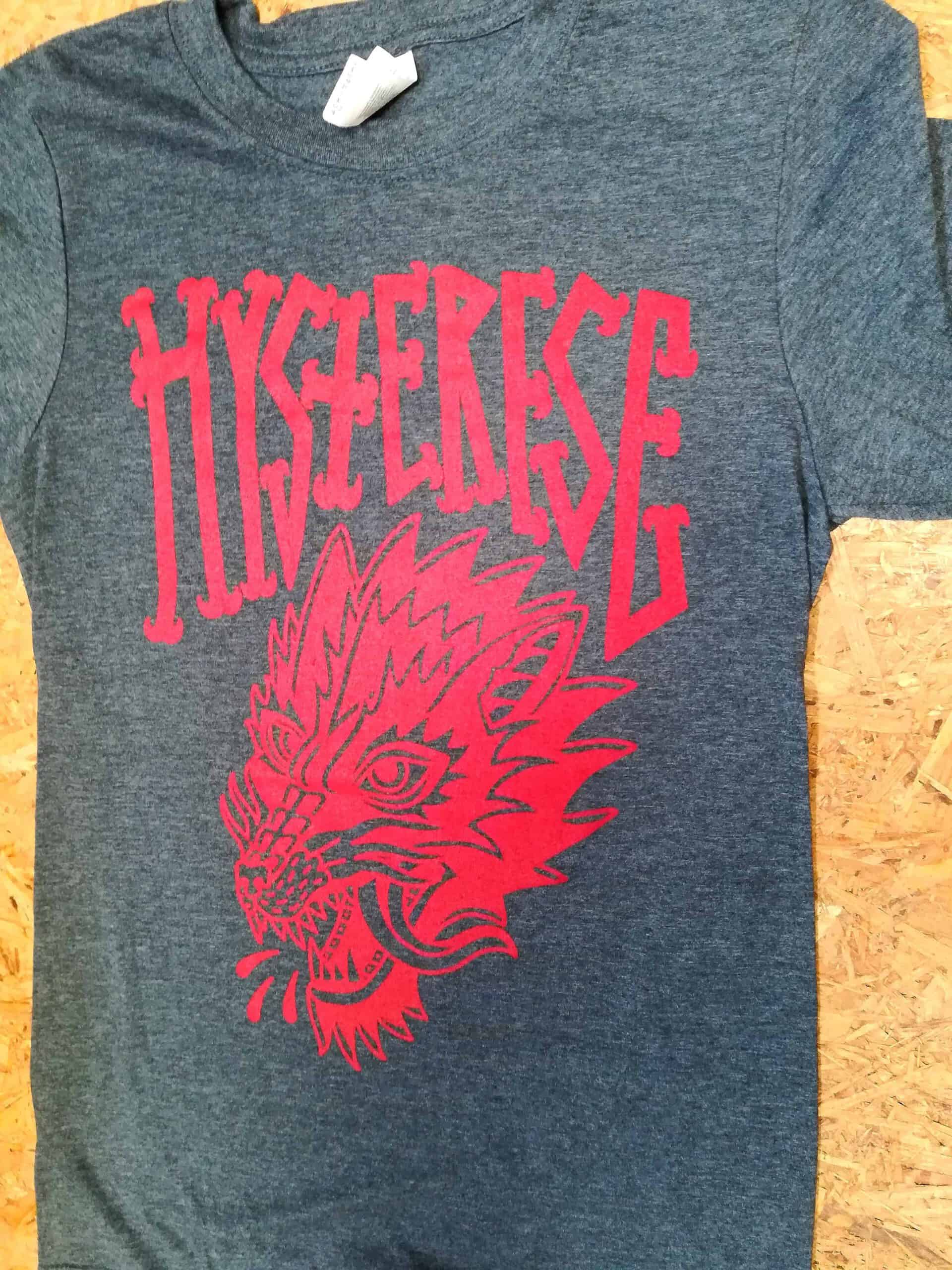 Hysterese - Wolf Shirt Exclusives HYSTERESE Shirt bei This Charming Man Records! 25 Stück made