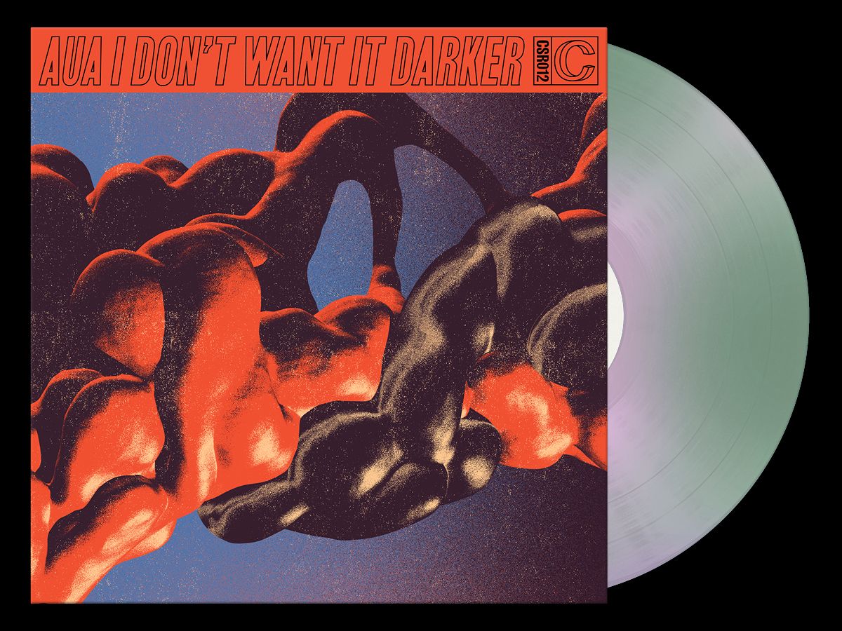 AUA – I Don’t Want It Darker col.LP (Crazysane) 250 x A-side/B-side Green/Pink / 2nd Press