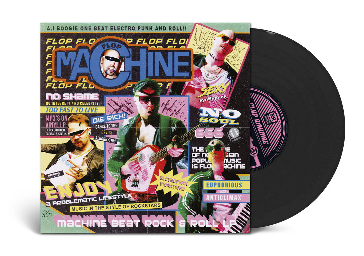 Flop Machine – Machine Beat Rock And Roll LP (Rockstar) Flop Machine? Do you go through life too successfully? Is your mood always too cheerful? No matter what you tackle, everything always works out perfectly? Then you need the Flop Machine!